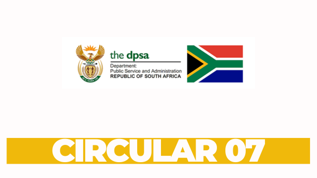 South African Government Jobs Circular 07 of 2026