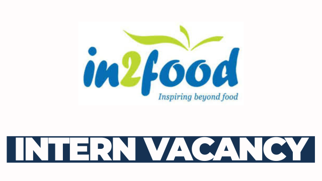 Finance Graduate Intern – Paarl at In2Food