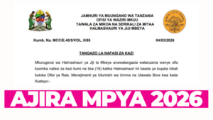 Mbeya City Council Vacancies 2026